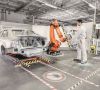 Neckarsulm ist Audis Pilotwerk für die Smart Factory, die Fahrzeugmontage bereits stark automatisiert.