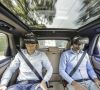 Die Inhalte der VR-Brille werden in Echtzeit an die Fahrbewegungen des Autos angepasst