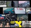 Eine Collage aus YouTube-Videos der Automobilhersteller.