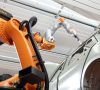Kuka-Roboter im Einsatz bei Daimler